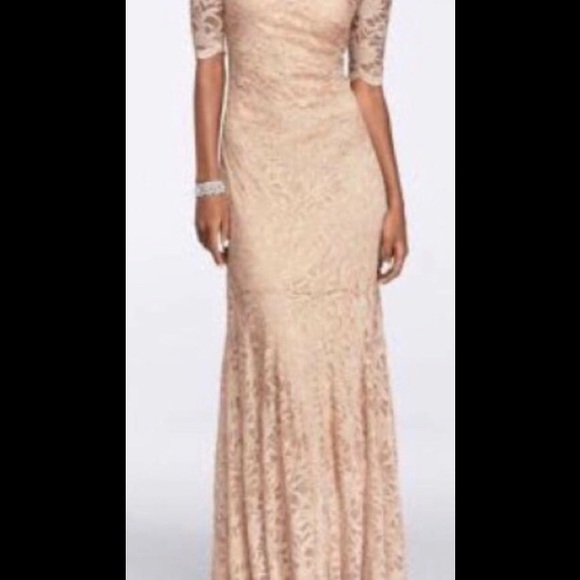 gunmetal mother of the bride dress